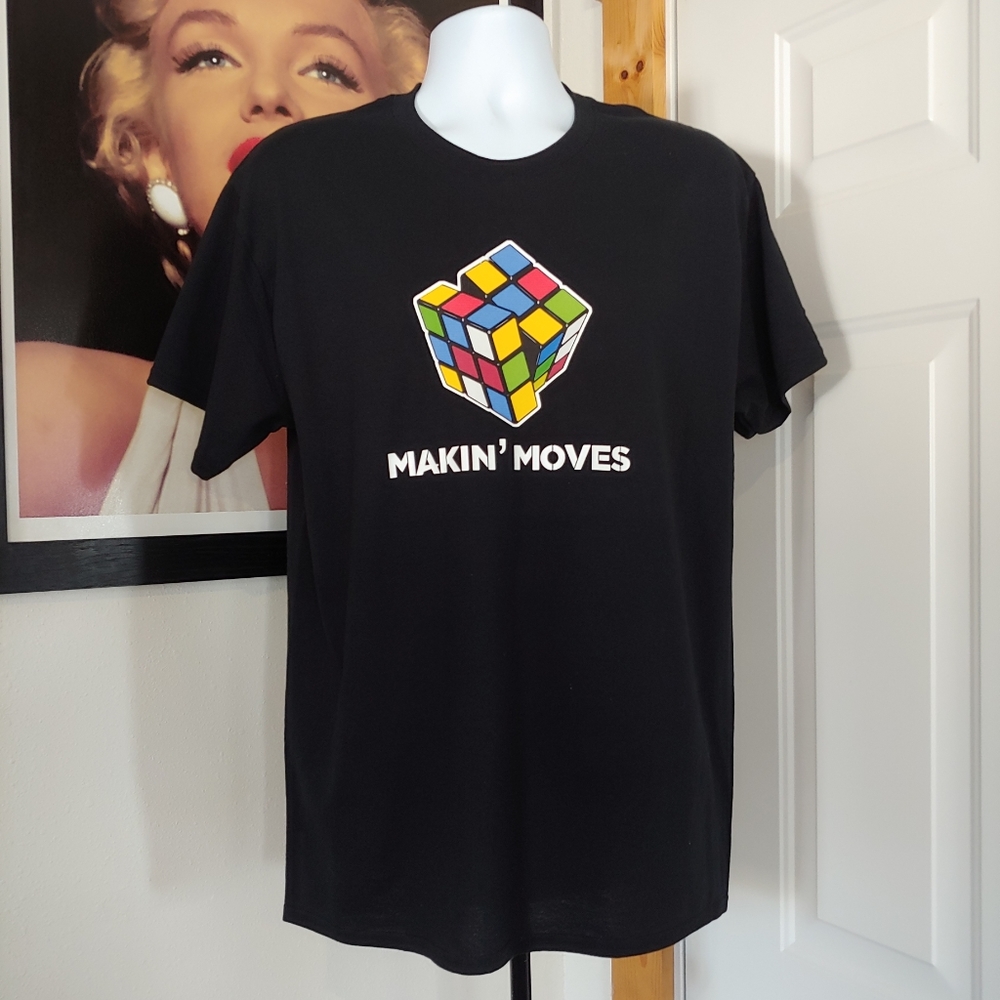 NWT Tee's North West "Makin' Moves," Graphic Tee, Black, Various Sizes